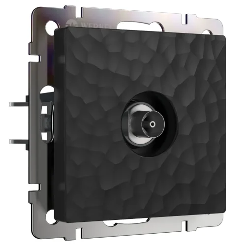 ТВ-розетка оконечная (Hammar черный) W1283008 - фото