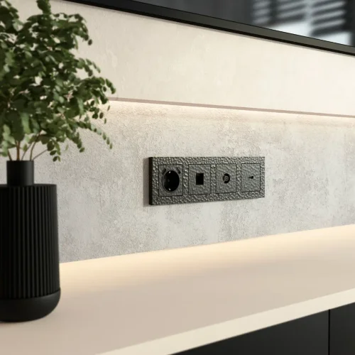 ТВ-розетка оконечная (Hammar черный) W1283008 - фото 3