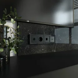 ТВ-розетка оконечная (Hammar черный) W1283008