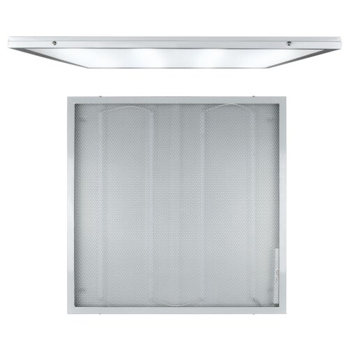 ULP-Q105 6060-45W-NW WHITE Светильник светодиодный потолочный универсальный, Белый свет 4000K, Рассеиватель призма, Встроенный и-п, Корпус белый. - фото 4