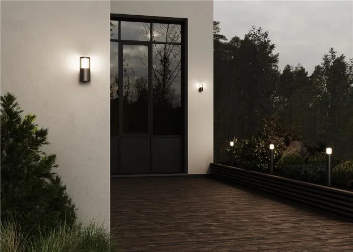 Ландшафтный светильник Alura E27х1 35 Вт IP 54 (Графит) - фото 10