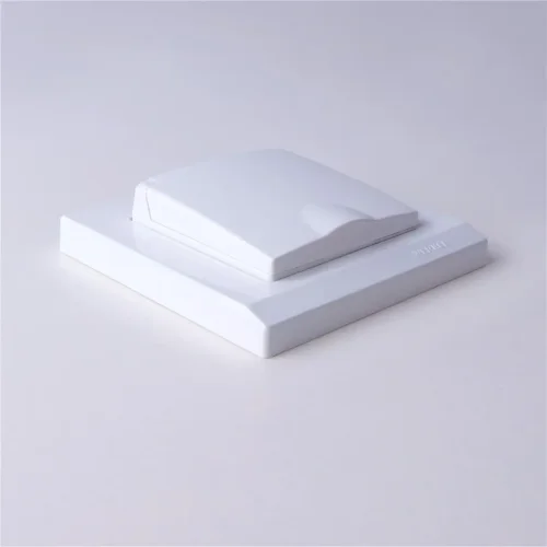 Рамка из поликарбоната на 1 пост Stark белый W0011801 - фото 5