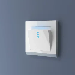 Рамка из поликарбоната на 1 пост Stark белый W0011801