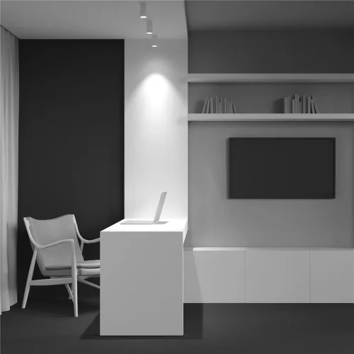 Потолочный светильник FOCUS S GU10 1x10Вт (Белый) - фото 4