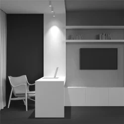 Потолочный светильник FOCUS S GU10 1x10Вт (Белый)