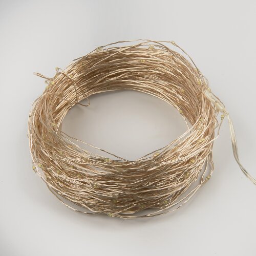 ULD-S10000-1000-DTA-RC WHITE IP44 DEW Гирлянда светодиодная Роса, 100м, 1000 светодиодов, Белый свет, Пульт ДУ в-к, Провод прозрачный - фото 3