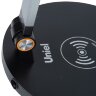 ULM-D113 18W-3000-6000K-DIM BLACK Светильник настольный светодиодный с беспроводной зарядкой телефонов, Сенсорный выключатель, Диммер, Черный, TM Uniel - фото 5