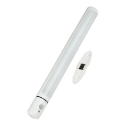 ULM-F43-0.9W-4200K SENSOR IP20 WHITE Светильник светодиодный для внутренней подсветки мебели с датчиком движения, Питание 3АА не в-к, 60Lm, Белый