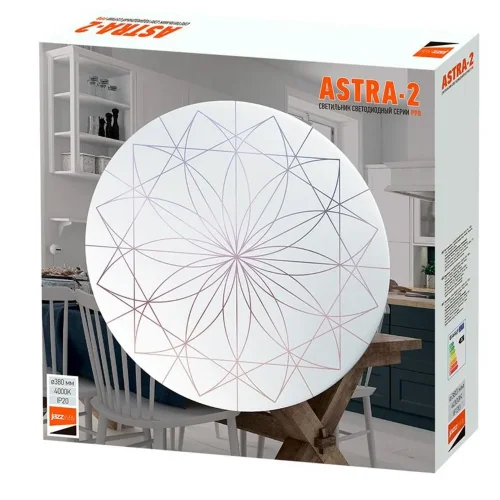 Светильник светодиодный декоративный PPB Astra-2 36Вт 4000К IP20 d380х65 настенно-потолочный бытовой JazzWay 5027046 - фото 7