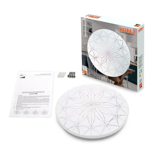 Светильник светодиодный декоративный PPB Astra-2 36Вт 4000К IP20 d380х65 настенно-потолочный бытовой JazzWay 5027046 - фото 8