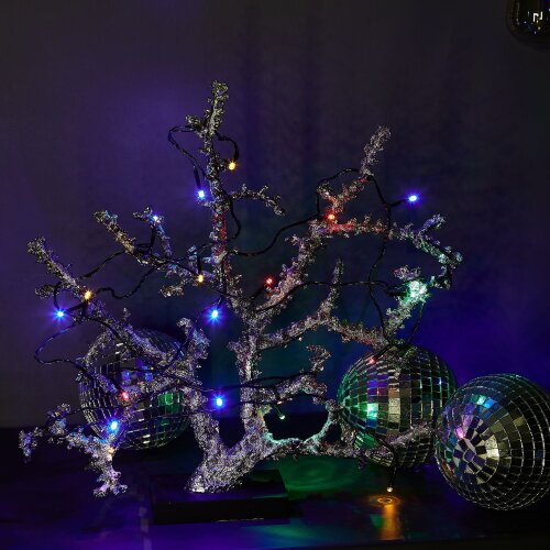 ULD-S0280-020-DGA MULTI IP20 Гирлянда светодиодная с контроллером, 20 светодиодов, длина 2.8 м, цвет свечения разноцветный, IP20, провод зеленый - фото 5