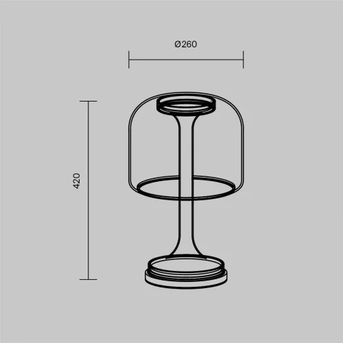Настольный светильник Спирито / Spirito 3000К 18Вт (Белый) MOD286TL-L18W3K - фото 15