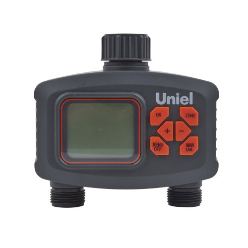 UST-W44 IP65 BLACK Таймер для автоматического полива, 2 канала, Корпус черный - фото 1