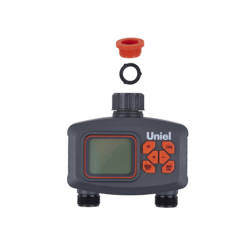 UST-W44 IP65 BLACK Таймер для автоматического полива, 2 канала, Корпус черный - фото 3