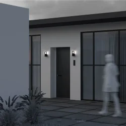 Настенный светильник (бра) Alura E27х1 35 Вт IP 54 (Графит)