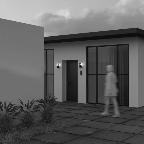 Настенный светильник (бра) Alura E27х1 35 Вт IP 54 (Графит) - фото 5