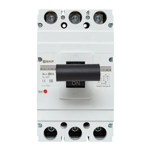 Выключатель автоматический 3п 400/250А 42кА ВА-99М PROxima EKF mccb99-400-250m - фото