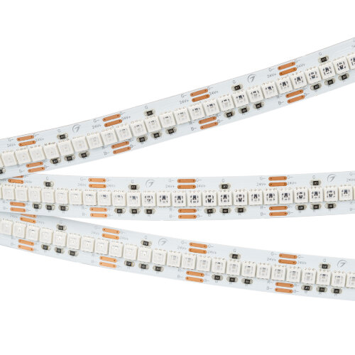 Светодиодная лента RT-G240-12mm 24V RGB (18 W/m, IP20, 3838, 5m) (Arlight, Открытый) - фото 2