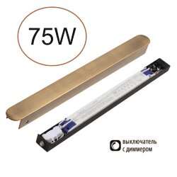 Настенные светильники и бра «ODEON LIGHT» 357788BR, серия: FINO XS (крепление на планке)