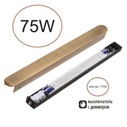Настенные светильники и бра «ODEON LIGHT» 357788BR, серия: FINO XS (крепление на планке)