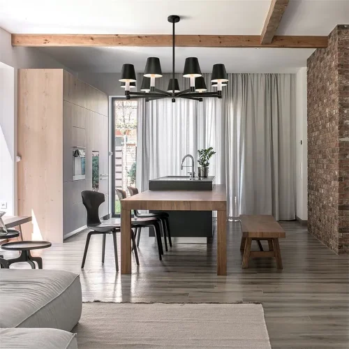 Подвесной светильник Tet-a-tet E14x7 (Черный) - фото 7