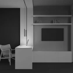 Трековый светильник Скольжение / Skim Levity 3000К 3Вт 36° (Черный) TR191-1-3W3K-M-B