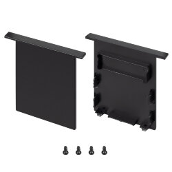 Заглушка SL-LINIA52-3L-F-LOW BLACK глухая (Arlight, Пластик) 044706