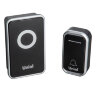 UDB-094W-R1T1-38S-BL-SL Звонок электронный, 220В, Радиус действия 150 м, Черный с серебристым - фото 1