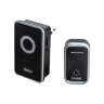 UDB-094W-R1T1-38S-BL-SL Звонок электронный, 220В, Радиус действия 150 м, Черный с серебристым - фото 2