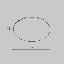 Стекло для пылевлагозащиты IP44 для светильников серии Dip 15Вт (Прозрачный)