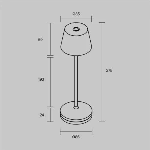 Аккумуляторный светильник Уголок / Nook 2700-4000К 1Вт (Черный) MOD494RL-L1BK - фото 3