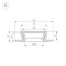 Профиль MIC-FS-3000 ANOD BLACK (Arlight, Алюминий) 040720 - фото 3