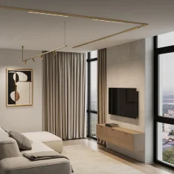 Brass Line Шинопровод накладной латунь 2м 85227/00 (072146)