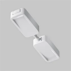 Коннектор питания прямой Radity встраиваемый белый (Белый)