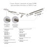 TR5722-DN Электрический коннектор прямой для трека SHINE BASE, 48V DC, IP20, темный никель, алюминий. Фото 6