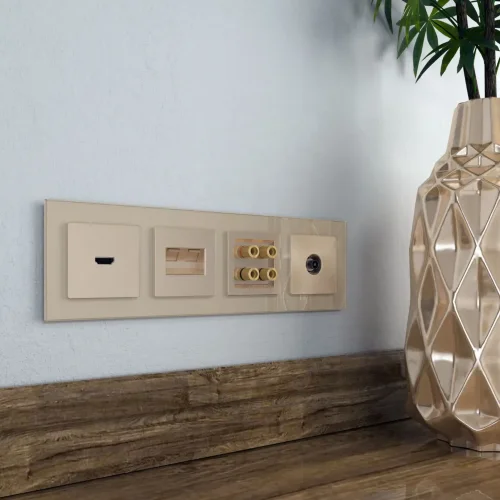 W1196011/ Накладка для розетки HDMI (шампань) W1196011 - фото 2