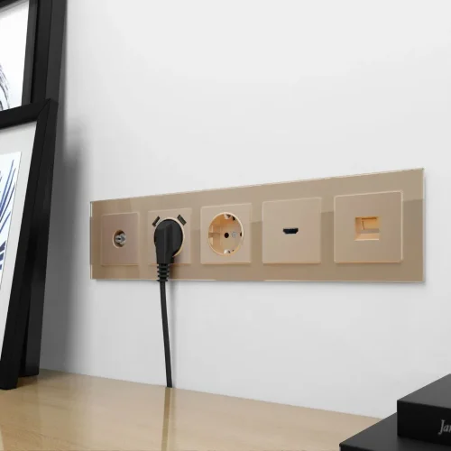 W1196011/ Накладка для розетки HDMI (шампань) W1196011 - фото 3