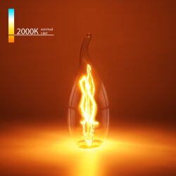 Ретро лампа Эдисона &amp;quot;Свеча на ветру&amp;quot; CW35 40W E14 CW35 40W E14 (036720)