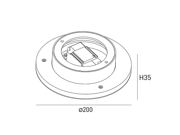 Бра декоративное , Белый, 7Вт, 3000K, IP20, ML-R200-WH-WW. Фото 3