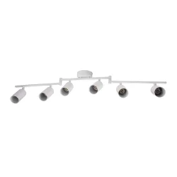 Светильник PCL-0606 6xGU10 IP20 230В WH настен./потолочн. декор. под лампу JazzWay 5066786