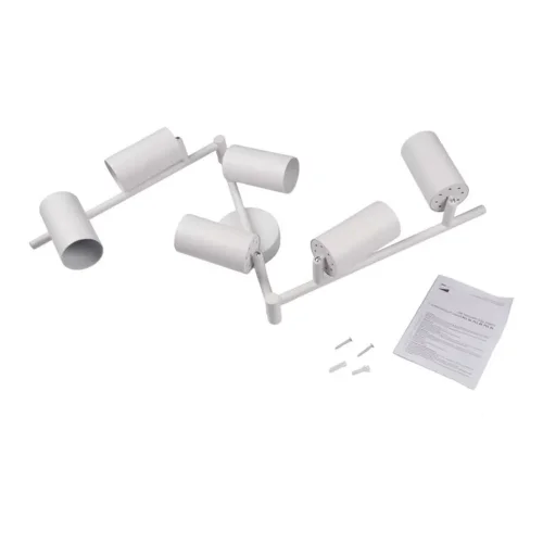 Светильник PCL-0606 6xGU10 IP20 230В WH настен./потолочн. декор. под лампу JazzWay 5066786 - фото 2