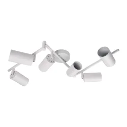 Светильник PCL-0606 6xGU10 IP20 230В WH настен./потолочн. декор. под лампу JazzWay 5066786