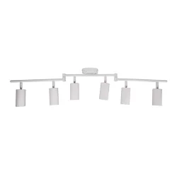 Светильник PCL-0606 6xGU10 IP20 230В WH настен./потолочн. декор. под лампу JazzWay 5066786